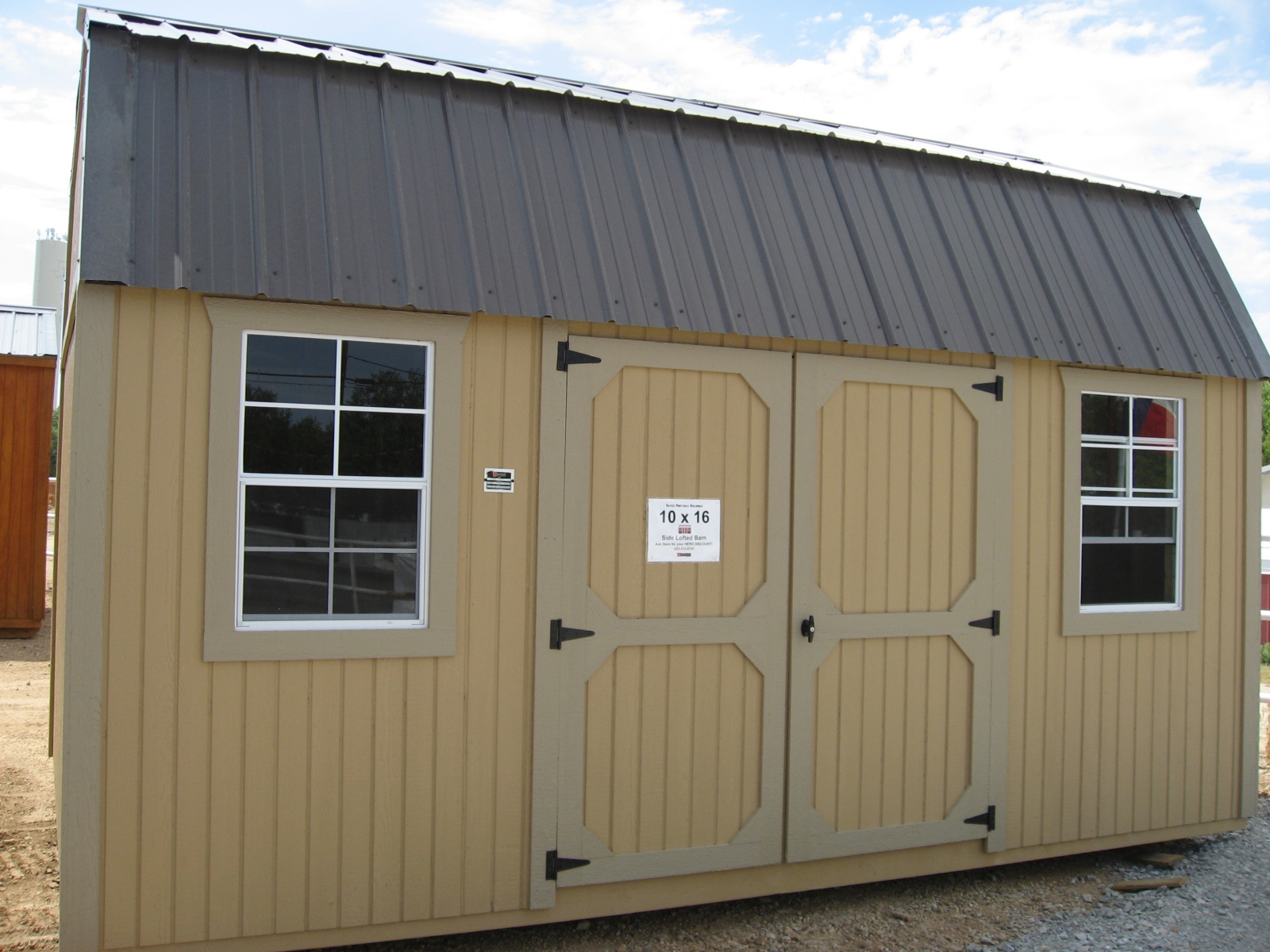 Lofted Storage Shed